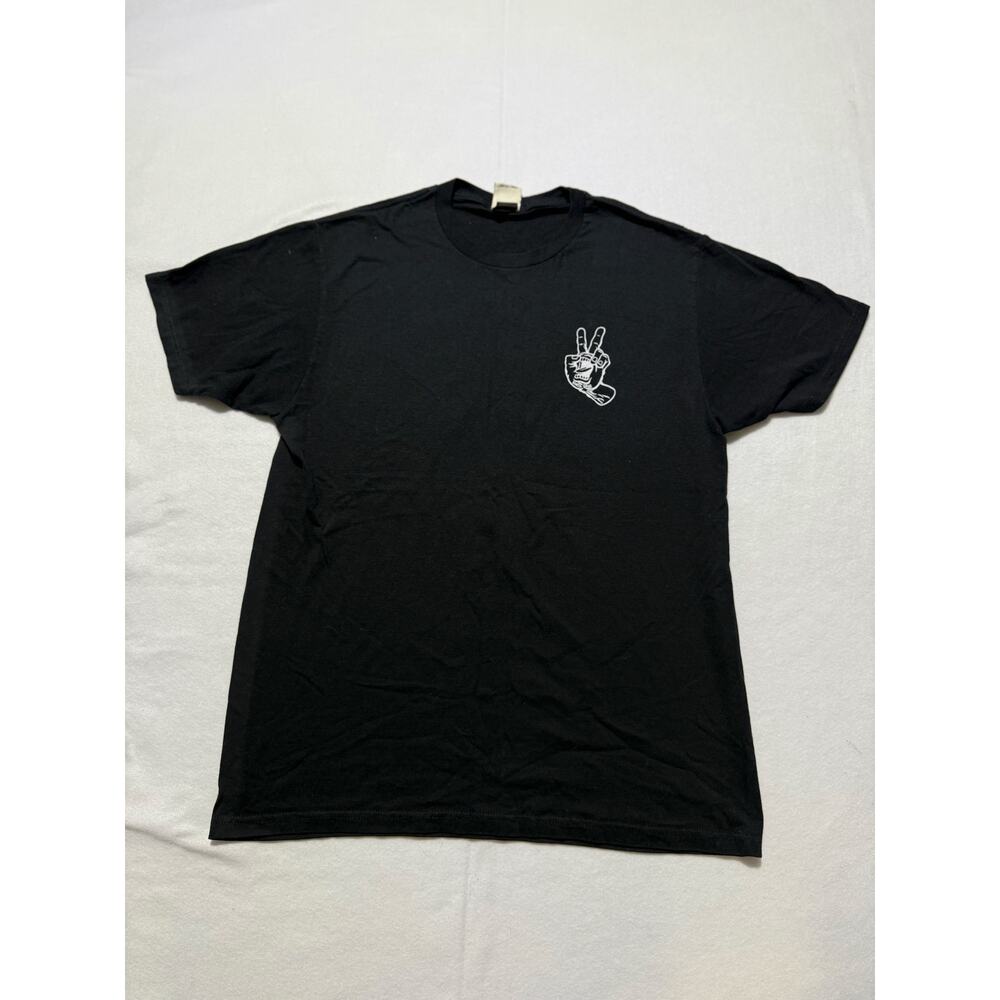 Santa Cruz Skateboards Screaming Peace Black T Shirt Men’s Size L (fits like M)